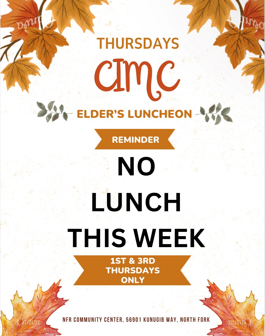 Read more about the article Elders Lunch Schedule Reminder