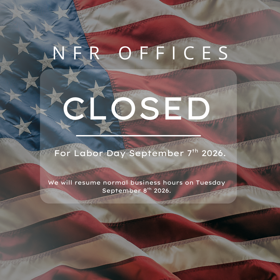 Read more about the article All NFR offices will be closed September 7th, 2026.