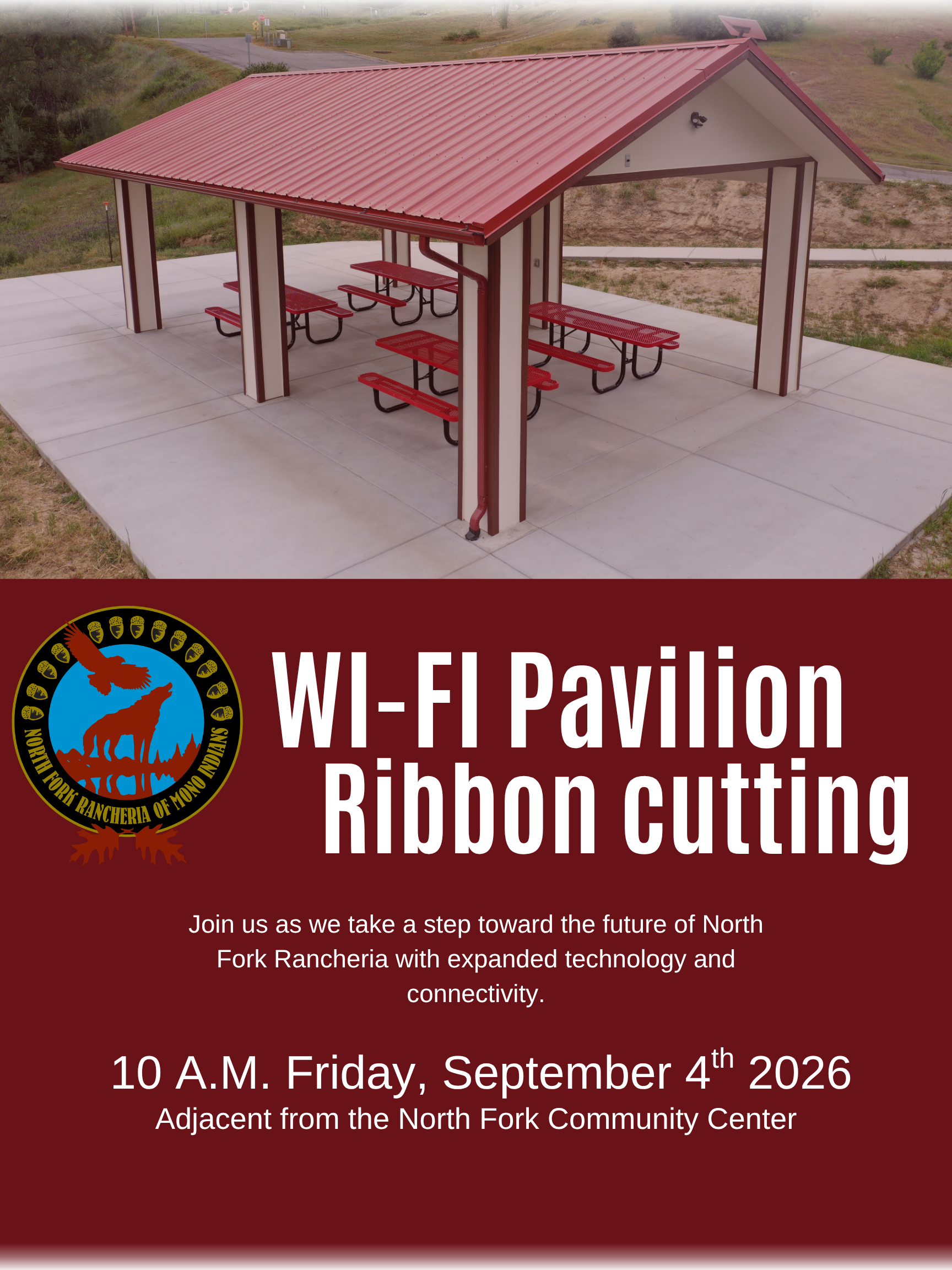 Read more about the article NFR WIFI Pavilion – Ribbon Cutting